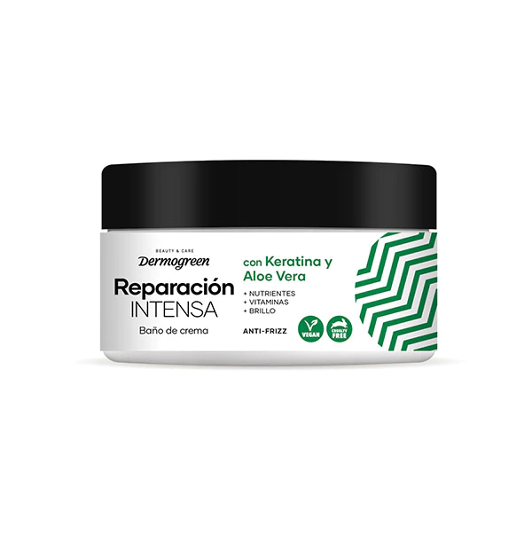 Baño De Crema Reparación Intensa con Keratina y Aloe Vera 300 ML
