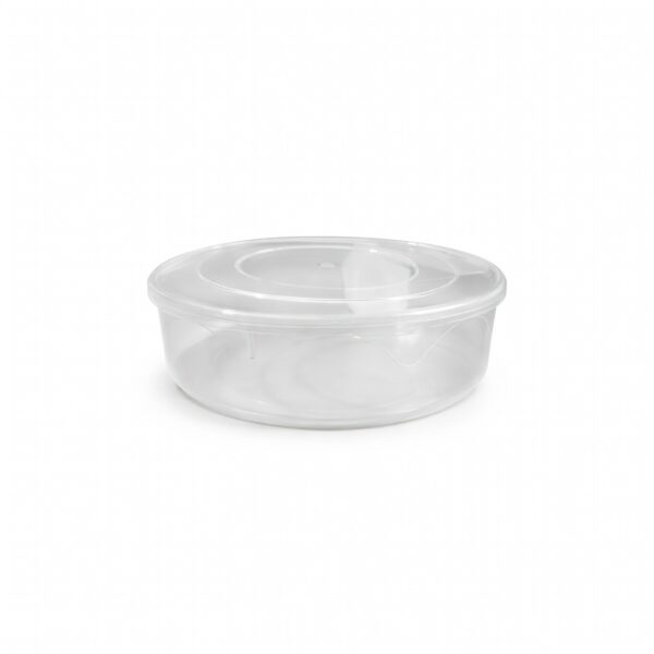 Contenedor Redondo Hermético de Plástico