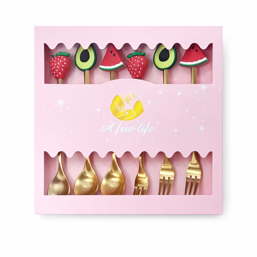 Set Cubiertos Para Postre 6 Piezas