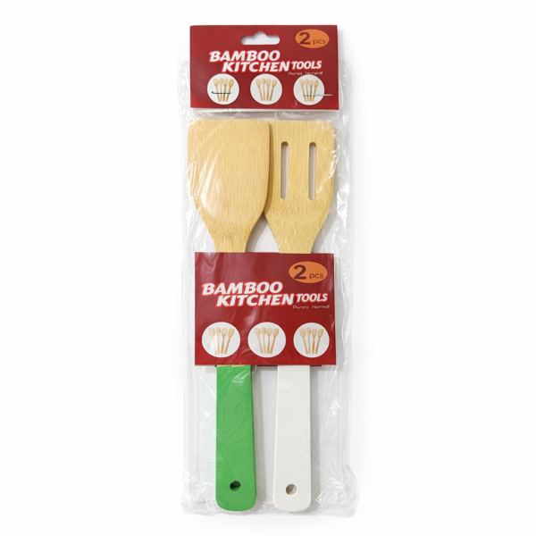 Set X2 Espatulas De Bamboo