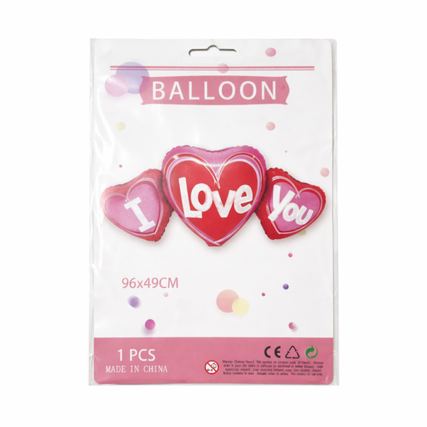 Globo de corazón "I Love You"