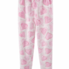 Pantalon Polar Luminoso Estampa corazones