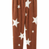 Pantalon Polar Estampado Estrellas Marron