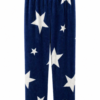 Pantalon Polar Estampado Estrellas Azul