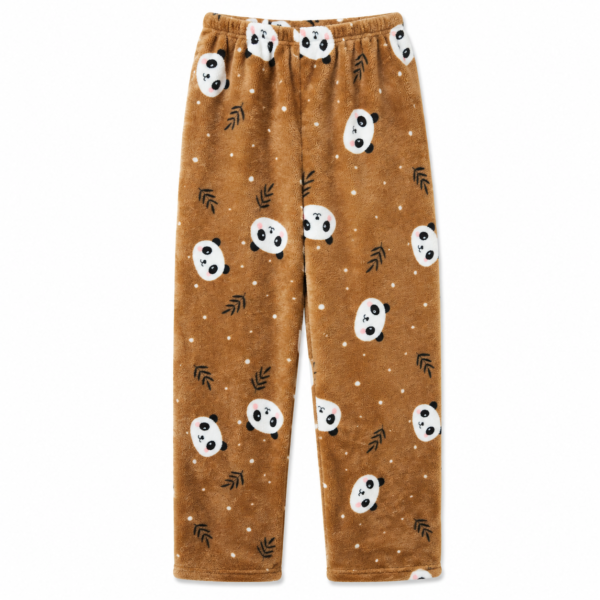Pantalon Polar Estampado Panda