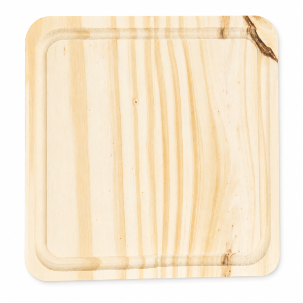Tabla de Picar De Madera Cuadrada