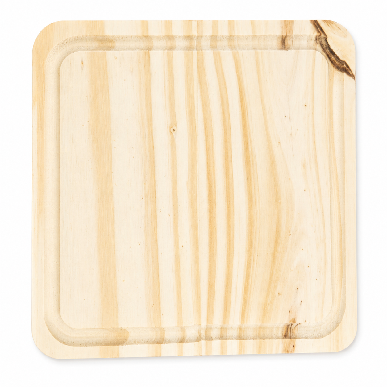 Tabla de Picar De Madera Cuadrada