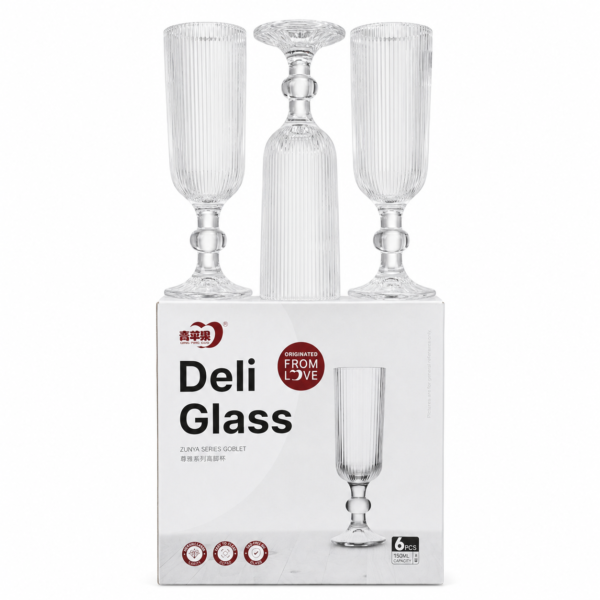 Copa Deliglass De Vidrio 150ML Pack X6