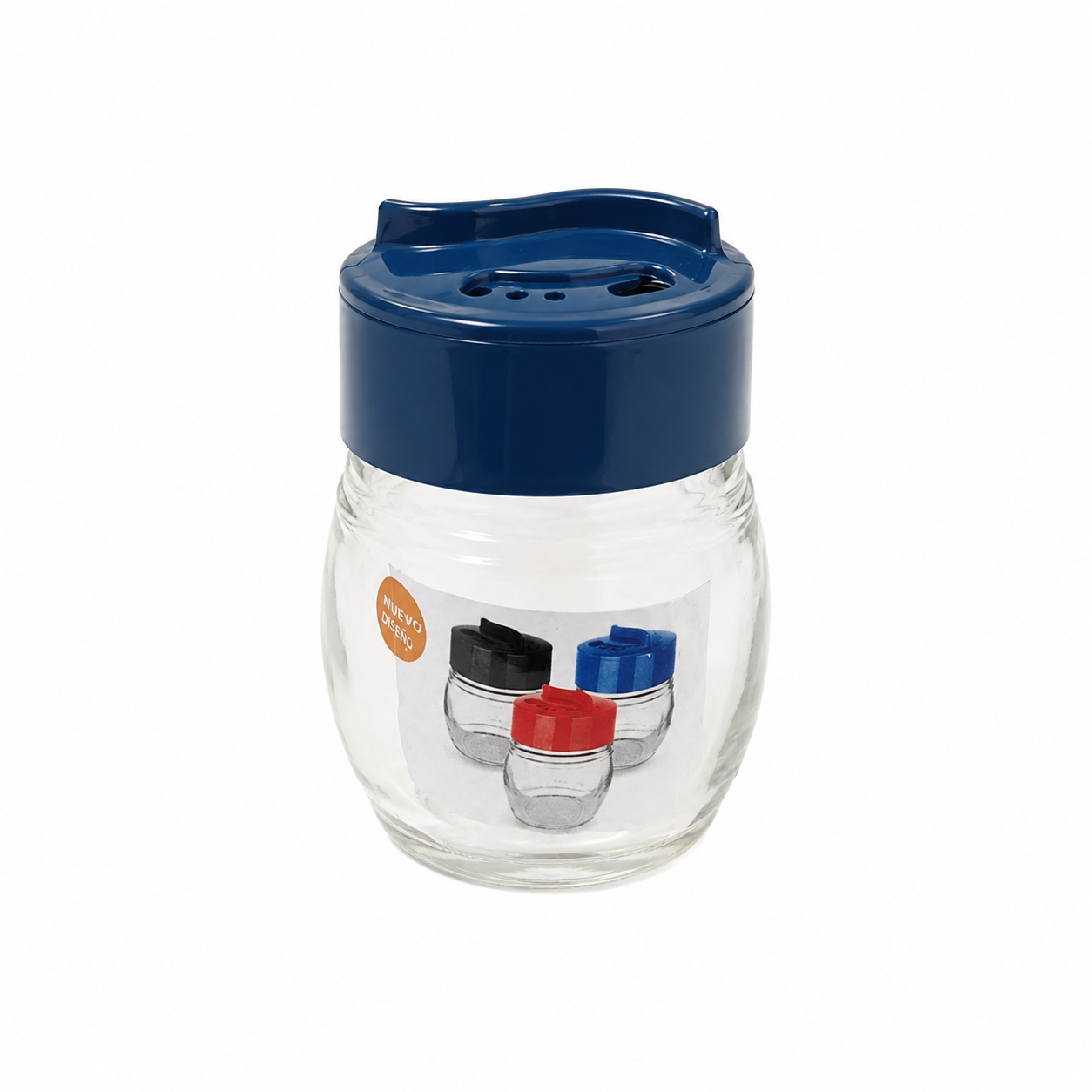 Salero Pequeño De Vidrio Tapa Plastica