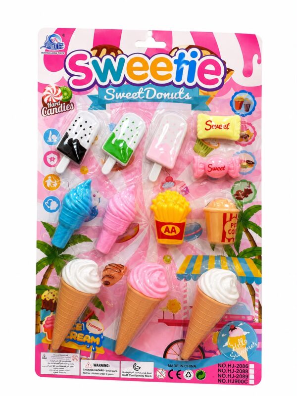 Set Heladería Infantil Comiditas De Juguete