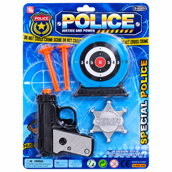 Set Policial 4 Piezas De Juguete Chico