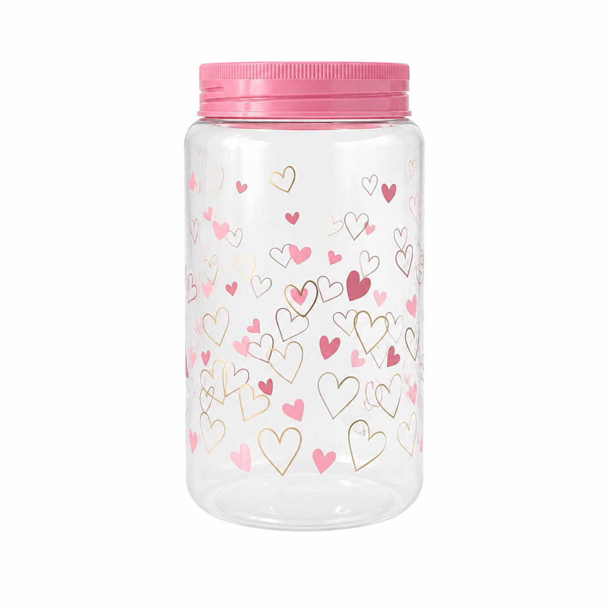 Tarro Pet Corazones 1.5L