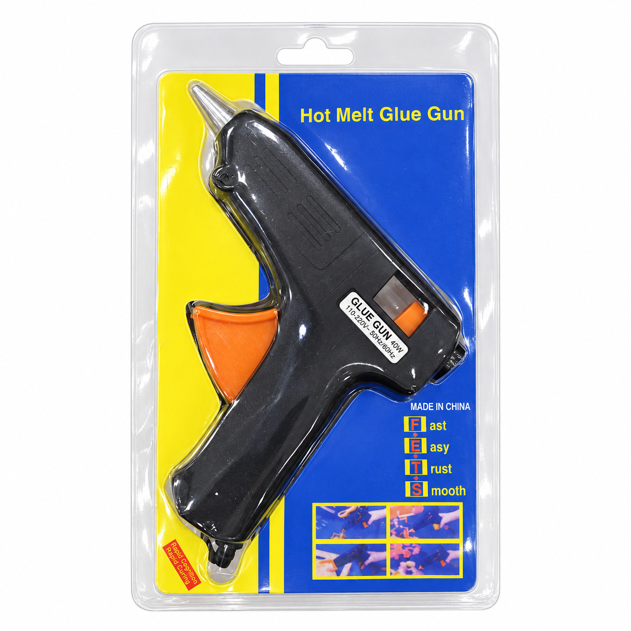 Pistola de Silicona Caliente 40W para Barras Gruesas