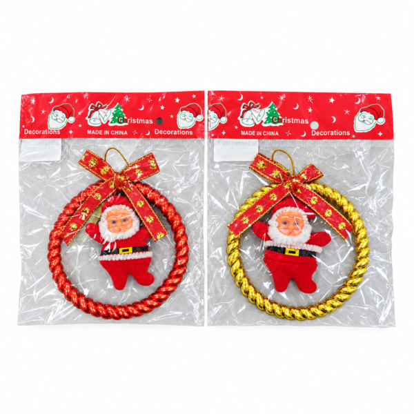 Aro Navideño Con Papá Noel