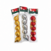 Bola Navideñas 6CM Plastico Metalizado X5 PDR