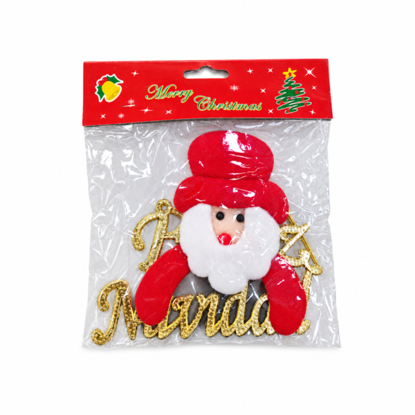Papa Noel Cartel "Feliz Navidad"